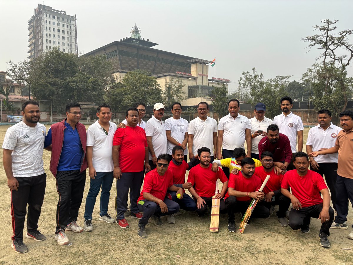 DrNumal's tweet photo. Bouncers, yorkers & a lot of friendly sledging—Media XI fought hard, but MLA XI lifted the trophy! Honoured to be Man of the Match!
@himantabiswa @GorlosaNandita @PMOIndia @CMOfficeAssam @AssamAssembly
#GameSpirit https://t.co/uIENsP8TXD