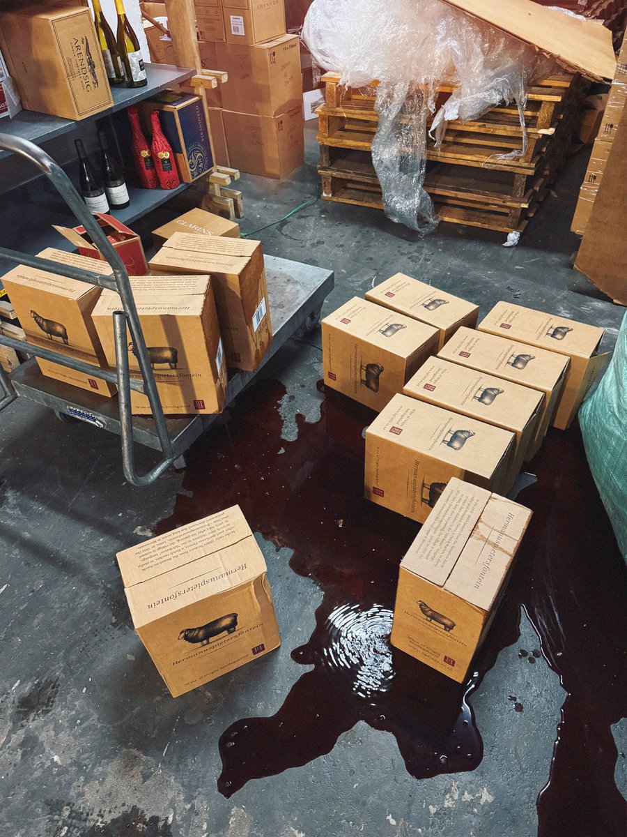 It’s been a rough day—some wine bottles broke! Guess the correct number of broken bottles &amp; win a bottle and a Getwine t-shirt! 🍷