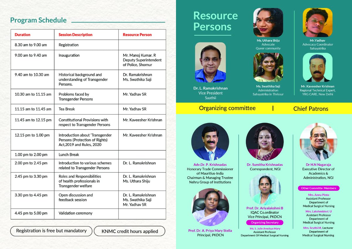 SAATHII (@saathii) on Twitter photo <a href="/SAATHII/">SAATHII</a> & Sahayatrika are pleased to collaborate with PK Das College of Nursing and <a href="/PK_DAS_IMS/">PK DAS IMS</a> in Palakkad for an all-day program on transgender health care & laws/policies in line with the <a href="/NISD_India/">National Institute of Social Defence (NISD)</a> curriculum <a href="/SMILE_MoSJE/">SMILE MoSJE</a> <a href="/SAATHII/">SAATHII</a> & Sahayatrika are pleased to collaborate with PK Das College of Nursing and <a href="/PK_DAS_IMS/">PK DAS IMS</a> in Palakkad for an all-day program on transgender health care & laws/policies in line with the <a href="/NISD_India/">National Institute of Social Defence (NISD)</a> curriculum <a href="/SMILE_MoSJE/">SMILE MoSJE</a>