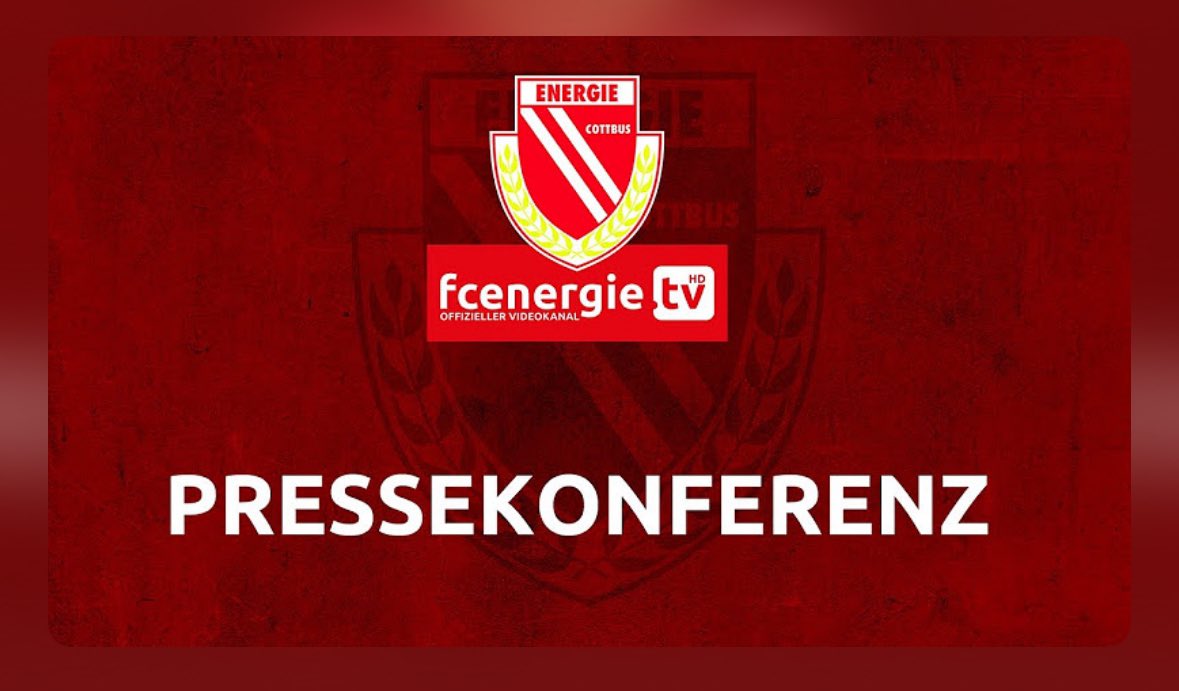 Nur_Energie's tweet photo. Die Pressekonferenz vor dem Heimspiel gegen den @SVWW_official streamen #WIR ab 13:00 Uhr live bei #FCEnergieTV. 👉🏻https://t.co/cjLoUm3TZN #FCESVWW https://t.co/e7wJOYLBig