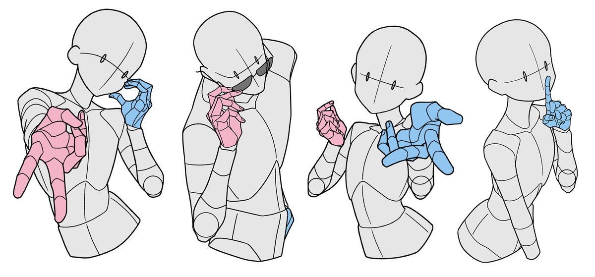 KawaiiSensei_jp's tweet image. このポーズを使ったイラストコンテスト…開いてもいい？