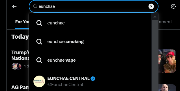 🚨 REPEAT AFTER ME, COPY AND PASTE

FEARNOTs, let's clear the search list on Twitter

WE LOVE YOU EUNCHAE
#HONGEUNCHAE

Eunchae Maknae
Eunchae Lovely
Eunchae Baby
Eunchae Aegyo
Eunchae Love
Eunchae Cute
Eunchae Dance
Eunchae Genius
Eunchae Fancam
Eunchae Smart
Eunchae Visual
