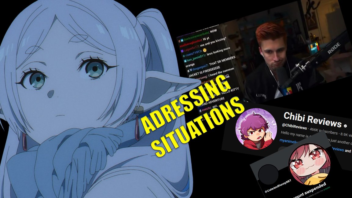 Barbatasz's tweet photo. Decided to cover my Ludwig video drama, the situation with @ChibiReviews & @CuteAndFunnyAlt losing their accounts on here.
Shoutout to @Sky_RedLogic for breaking the story and advocating for #SaveChibi.
https://t.co/XLwpWR3Spo https://t.co/YLKSzqoVWU
