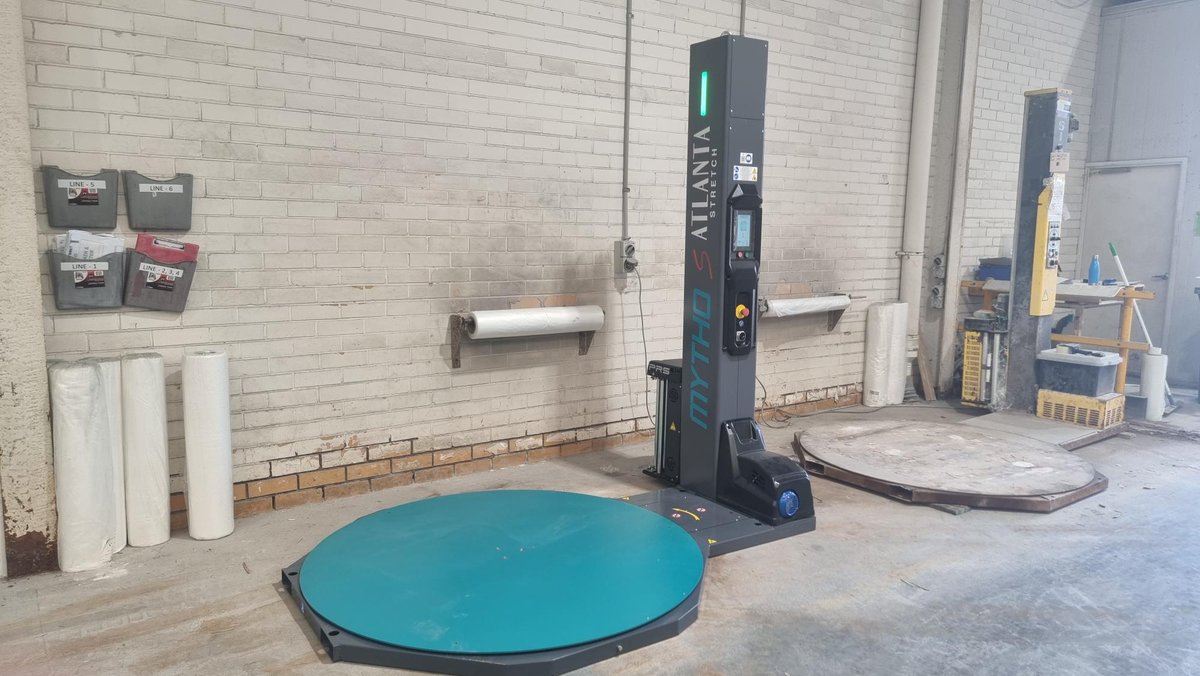 MPSPackaging's tweet image. New Mytho S pallet wrapper installed this week. more at: mpspack.com.au/collections/pa…
