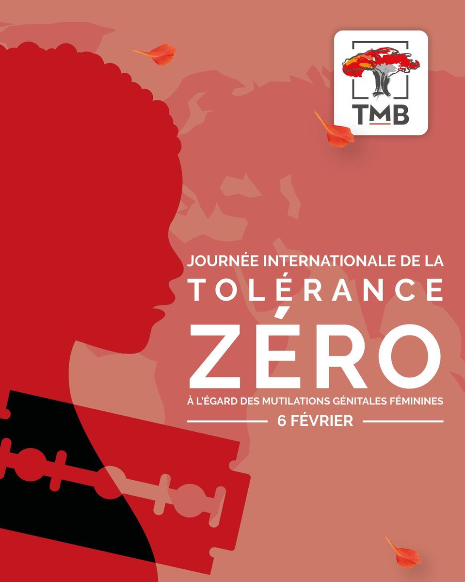 TMB_CD's tweet photo. Les #mutilations génitales féminines #MGF sont des actes consistant à altérer ou à léser les organes génitaux de la femme pour des raisons non médicale et constituent une violation des droits fondamentaux des femmes et des filles. Thème 2025: accélérer le rythme #Unite2EndFGM https://t.co/FgEn5xwF92