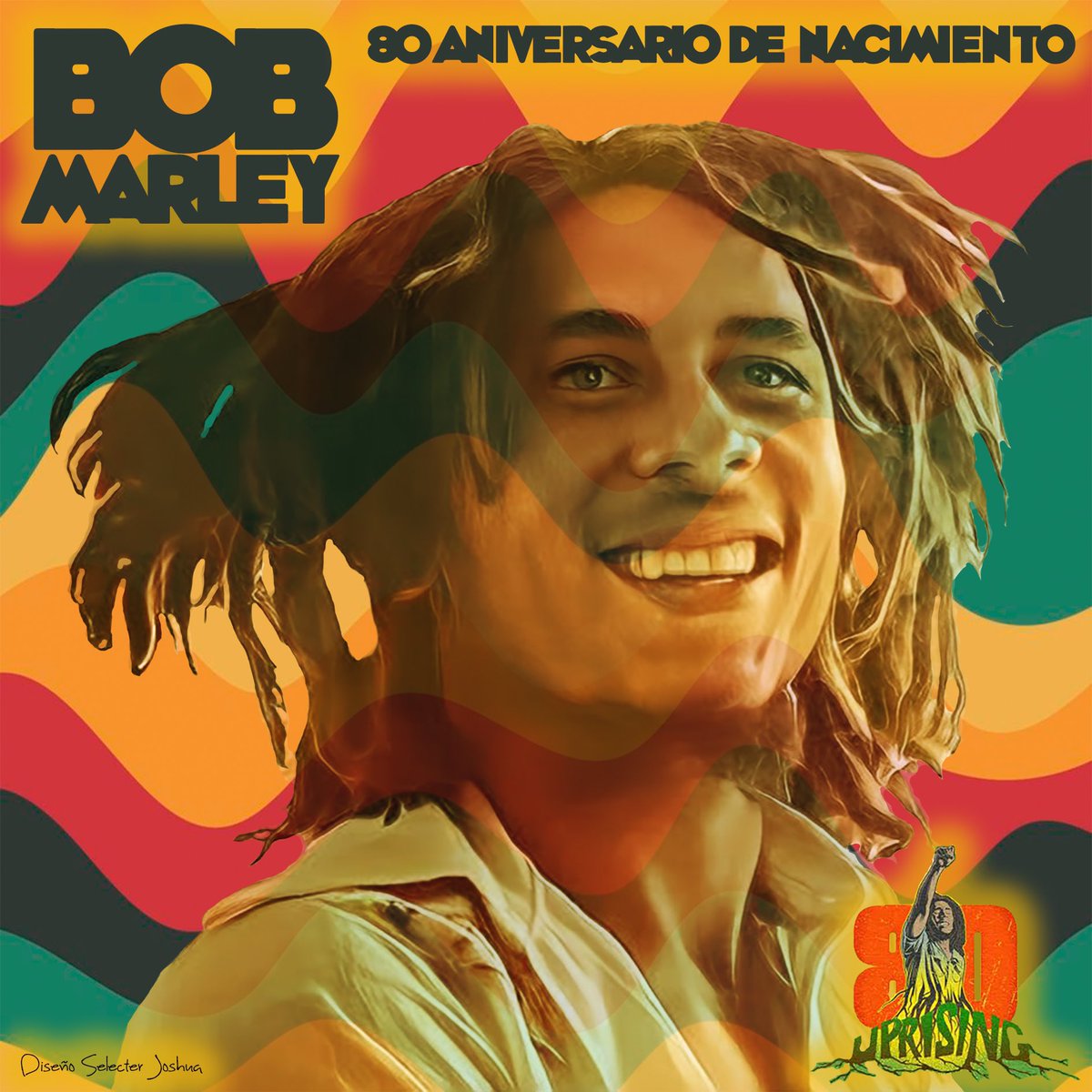 Hoy se celebra el 80 Aniversario del nacimiento del Máximo exponente del Reggae BOB MARLEY!!!