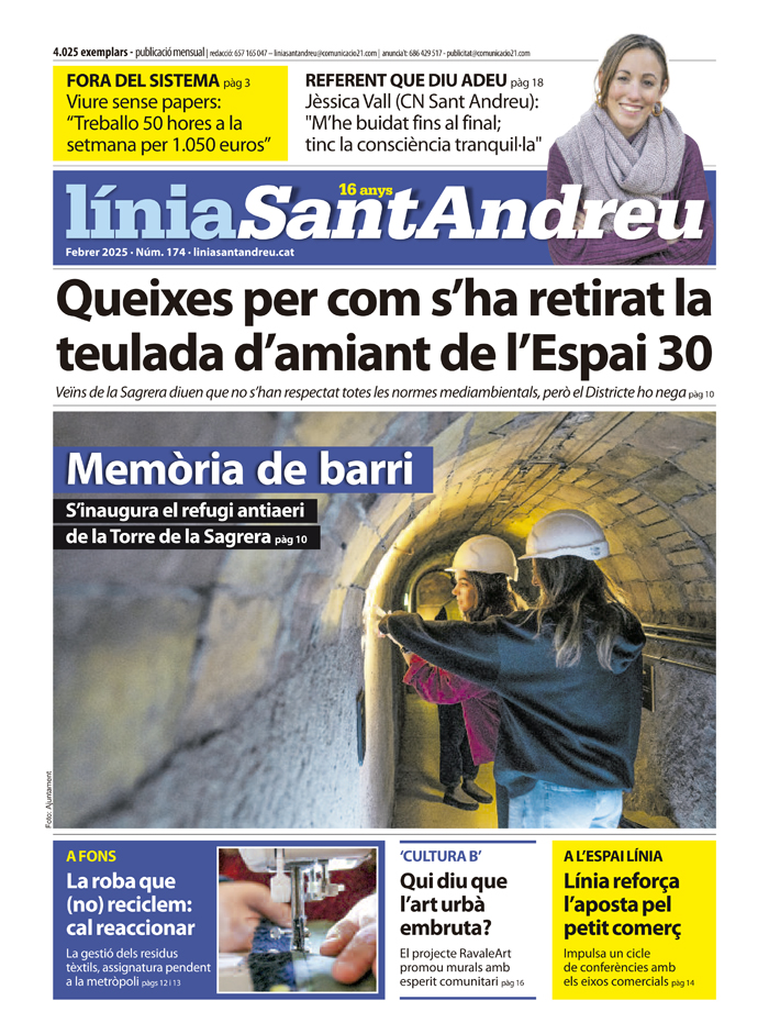 📰 Ja està disponible una nova edició de #LíniaSantAndreu. Llegeix-la fent clic al següent enllaç:

🔗 liniaxarxa.cat/liniasantandre…