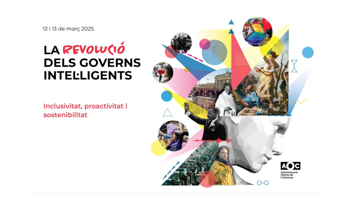 AOC (@consorciaoc) on Twitter photo 🔴Congrés #GovernDigital 2025, encara no t'hi has inscrit?
Fes-ho ara! No deixis passar l'oportunitat de participar en la revolució dels governs intel·ligents per millorar els serveis públics.
🗓️12 i 13 de març 2025
📍 <a href="/CCIB_Forum/">CCIB / Centre de Convencions Internacional de BCN</a>
Inscripcions: governdigital.cat/inscripcions/
#CGD2025 🔴Congrés #GovernDigital 2025, encara no t'hi has inscrit?
Fes-ho ara! No deixis passar l'oportunitat de participar en la revolució dels governs intel·ligents per millorar els serveis públics.
🗓️12 i 13 de març 2025
📍 <a href="/CCIB_Forum/">CCIB / Centre de Convencions Internacional de BCN</a>
Inscripcions: governdigital.cat/inscripcions/
#CGD2025