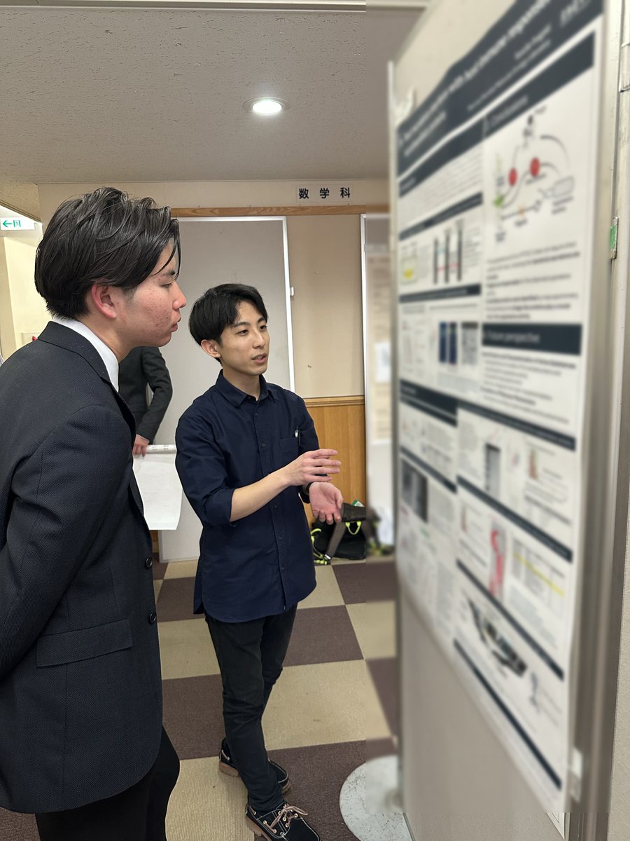 1月31日は北大理学部 <a href="/Science_HU/">北海道大学理学部</a> 生物科学科（生物学専修）の卒研発表会でした。中野研の稲垣さんは、根圏常在細菌による宿主免疫・生長制御への干渉に注目し、その活性を担う分泌性因子を探索するプロジェクトについて発表しました。総勢46枚のポスターは圧巻で、弊学科の明るい未来を確信しました！