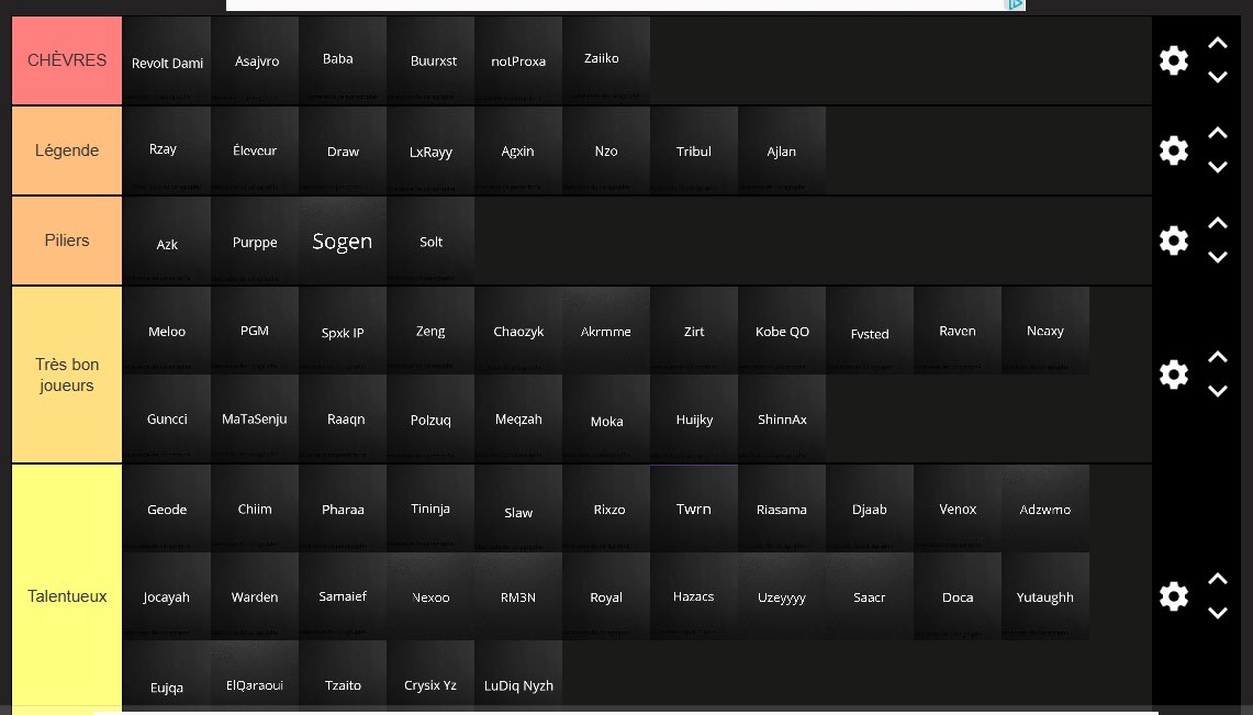 TierListXboxFR's tweet image. Après des années d’attente, voici la seule et unique TierList de la commu FR Xbox (si vous êtes pas dedans vous êtes trop nul pour qu’on pense à vous)