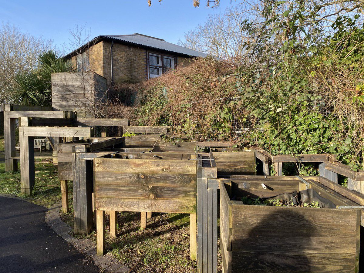 grdnclassroom's tweet photo. A beautiful morning at Grenville Gardens yesterday for our new #greenguardians site. We cleared the brambles from this unique rain-water fed allotment system…come and join us next Wednesday morning for some winter willow tunnel shaping 🌱🌿🌳#communitygardening #parksforhealth https://t.co/US3Mnq3Jk2