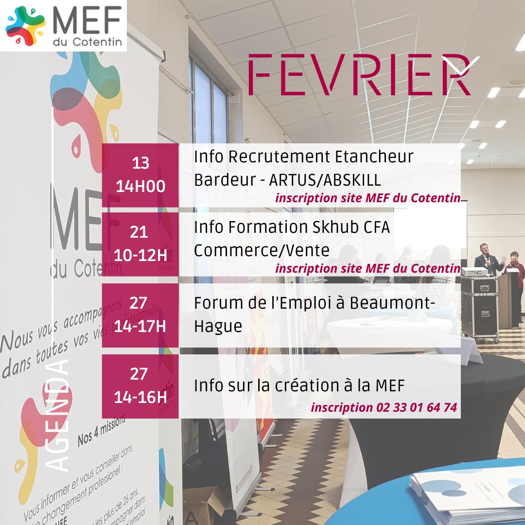 Nos évènements de Février