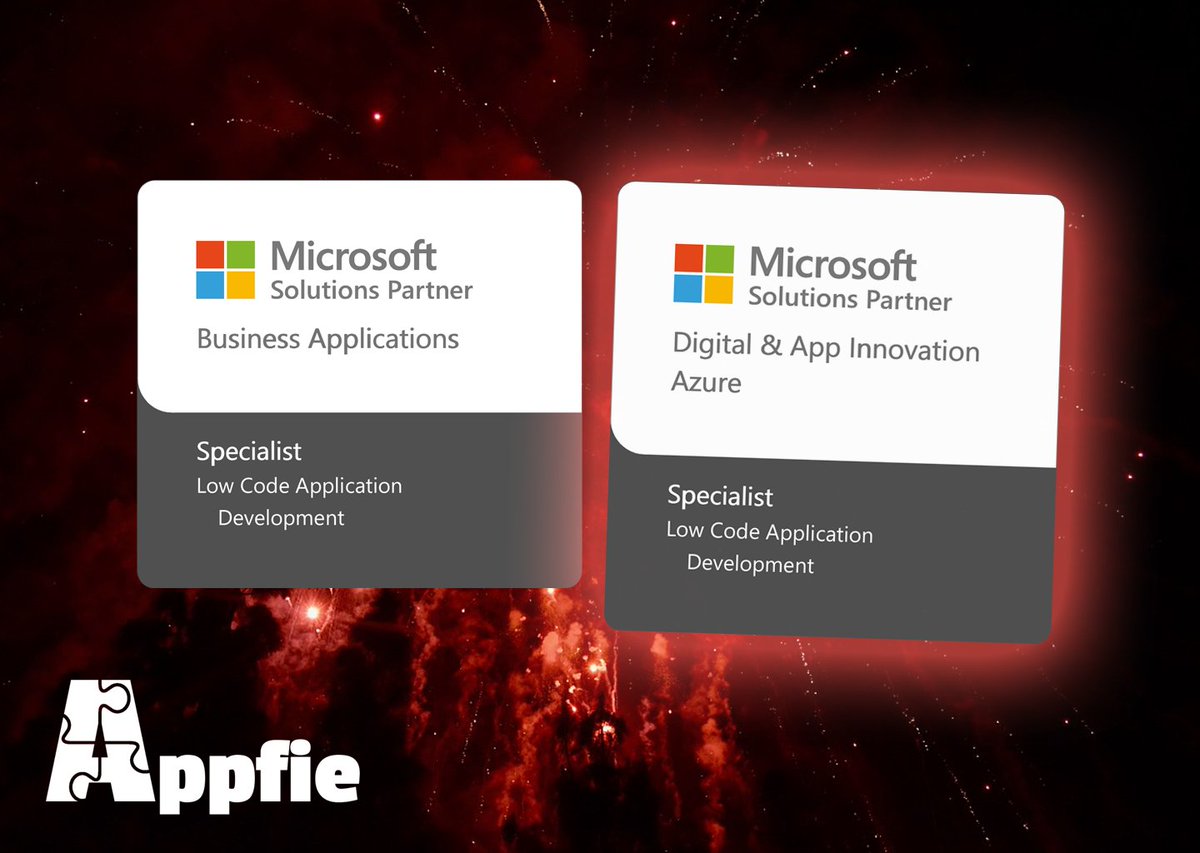 Appfie | 🏁 Start Your No-Code Yourney Today (@appfieinfo) on Twitter photo We're excited to announce that our partnership with <a href="/Microsoftbe/">Microsoft Belgium</a> has grown even stronger! As of yesterday, Appfie is not only a Solutions Partner for Business Applications but also for 𝐃𝐢𝐠𝐢𝐭𝐚𝐥 & 𝐀𝐩𝐩 𝐈𝐧𝐧𝐨𝐯𝐚𝐭𝐢𝐨𝐧. 🎆
<a href="/gert_vonck/">gert vonck</a> <a href="/daretobeunstop/">Jonas Wauters</a> <a href="/LotharvDiessen/">Lothar van Diessen</a> We're excited to announce that our partnership with <a href="/Microsoftbe/">Microsoft Belgium</a> has grown even stronger! As of yesterday, Appfie is not only a Solutions Partner for Business Applications but also for 𝐃𝐢𝐠𝐢𝐭𝐚𝐥 & 𝐀𝐩𝐩 𝐈𝐧𝐧𝐨𝐯𝐚𝐭𝐢𝐨𝐧. 🎆
<a href="/gert_vonck/">gert vonck</a> <a href="/daretobeunstop/">Jonas Wauters</a> <a href="/LotharvDiessen/">Lothar van Diessen</a>