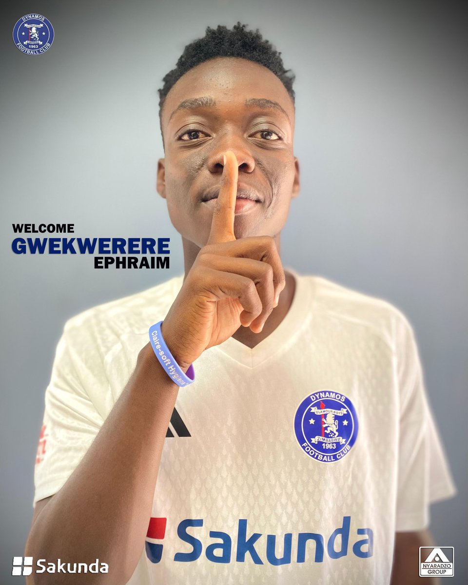 Remember the name; Ephraim Gwekwerere 🔵⚪️

Dynamos FC is delighted  to announce the signing of striker Ephraim Gwekwerere.

The 18-year-old signed a three-year contract with the Glamour Boys after arriving from Herentals U20.

Ephraim is the son of our former forward Evans.