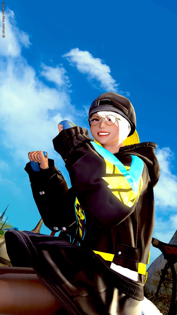 FF14「FF14、新しい帽子を手に入れたので黒魔装備に合わせてみた!うちの娘カワイイ! 」|青龍彡🍙のイラスト