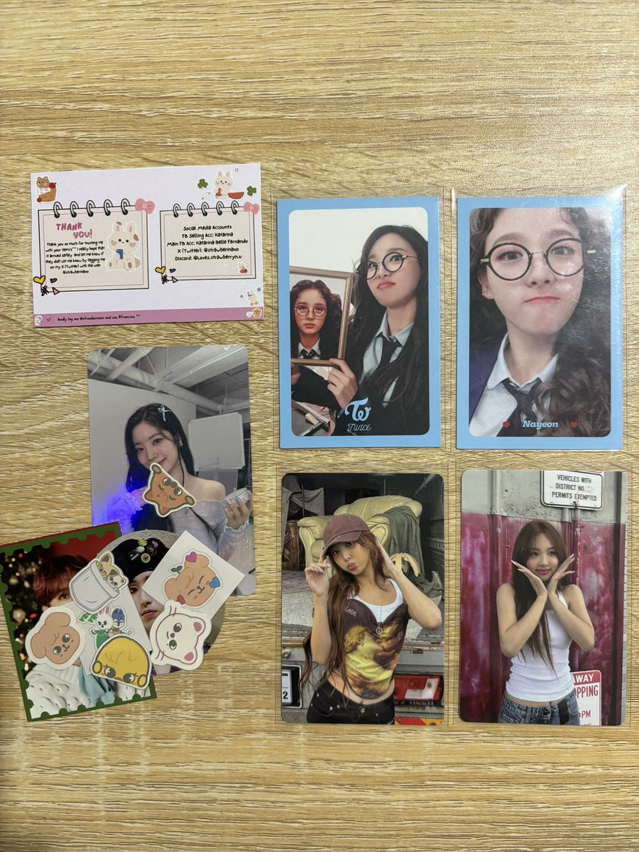 aeselleril's tweet photo. Mail from — @strawberinaxo , nayeon once again came home safe and pretty , tysm ! (2nd transac)
#rinaproofs https://t.co/fVdCKws9oe