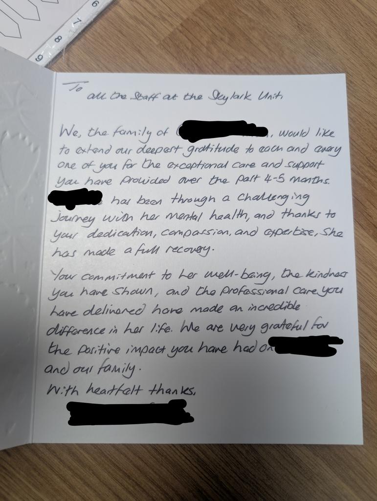 Skylark (@skylarklscft) on Twitter photo Absolutely amazing feedback from a family of a recently discharged patient. This is why we work where we work and do what we do ππ
<a href="/KirstyACP/">Kirsty Louise</a> <a href="/NicNolan42/">Nic Nolan</a> <a href="/Genzi1986/">Gemma swallow</a> <a href="/SophieMc1991/">Sophie Holdsworth</a> <a href="/mariesouthwort4/">marie southworth</a> <a href="/DrShirleyLock/">Dr ShirleyLockeridge</a> <a href="/GornallAnn/">Clare Gornall</a> <a href="/AjayDaniels8/">Ajay Daniels</a> <a href="/megalison99/">Meg</a> <a href="/LucytheOT/">Lucy</a> <a href="/AbiHiltonNHS/">Abi Hilton</a> Absolutely amazing feedback from a family of a recently discharged patient. This is why we work where we work and do what we do ππ
<a href="/KirstyACP/">Kirsty Louise</a> <a href="/NicNolan42/">Nic Nolan</a> <a href="/Genzi1986/">Gemma swallow</a> <a href="/SophieMc1991/">Sophie Holdsworth</a> <a href="/mariesouthwort4/">marie southworth</a> <a href="/DrShirleyLock/">Dr ShirleyLockeridge</a> <a href="/GornallAnn/">Clare Gornall</a> <a href="/AjayDaniels8/">Ajay Daniels</a> <a href="/megalison99/">Meg</a> <a href="/LucytheOT/">Lucy</a> <a href="/AbiHiltonNHS/">Abi Hilton</a>