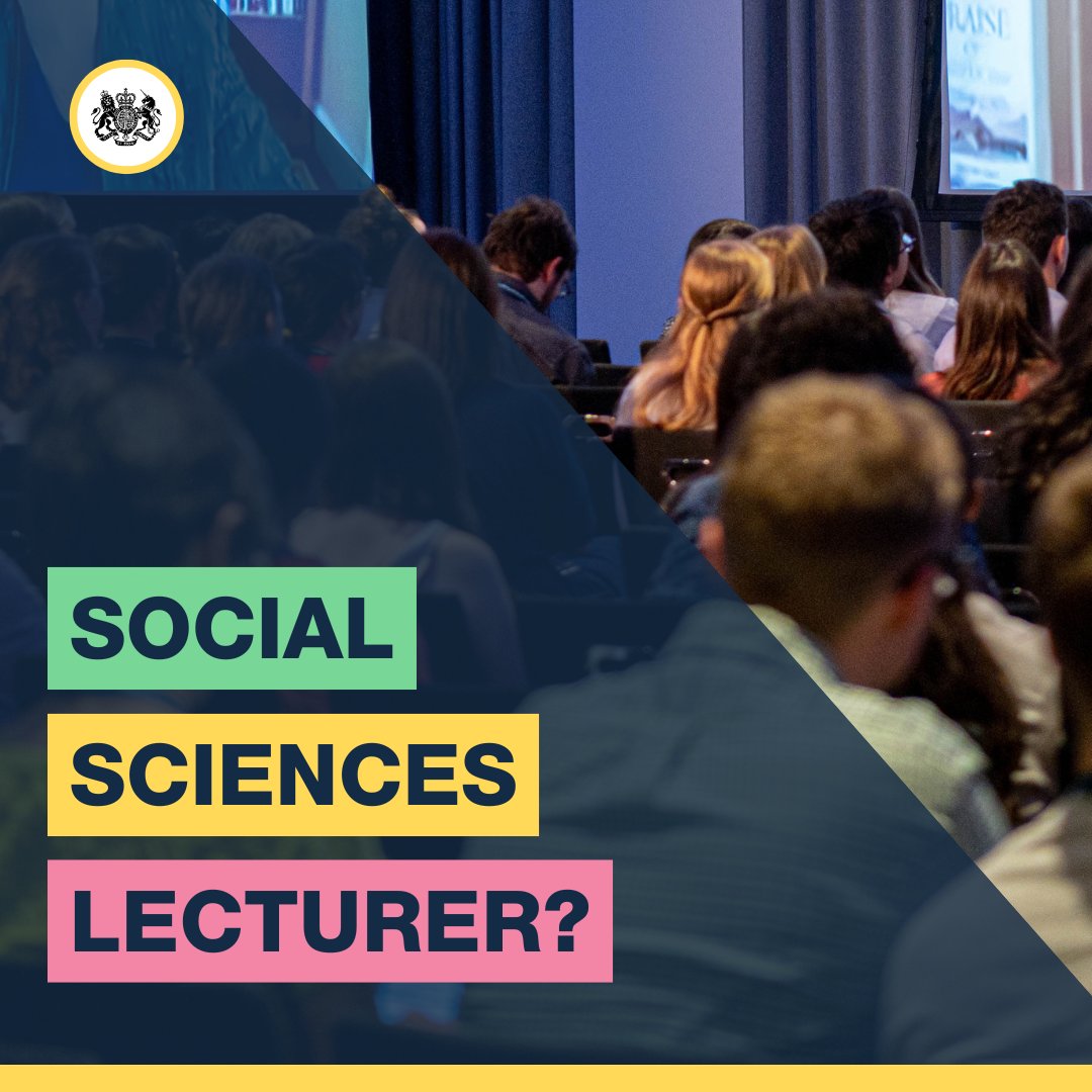 📢 Calling all social sciences lecturers!  

Please let your final year students know about our Research Officer Graduate Scheme. We are recruiting for a wide range of roles in government departments across the UK.   

 Applications close 27 Feb: bit.ly/gsr-scheme
