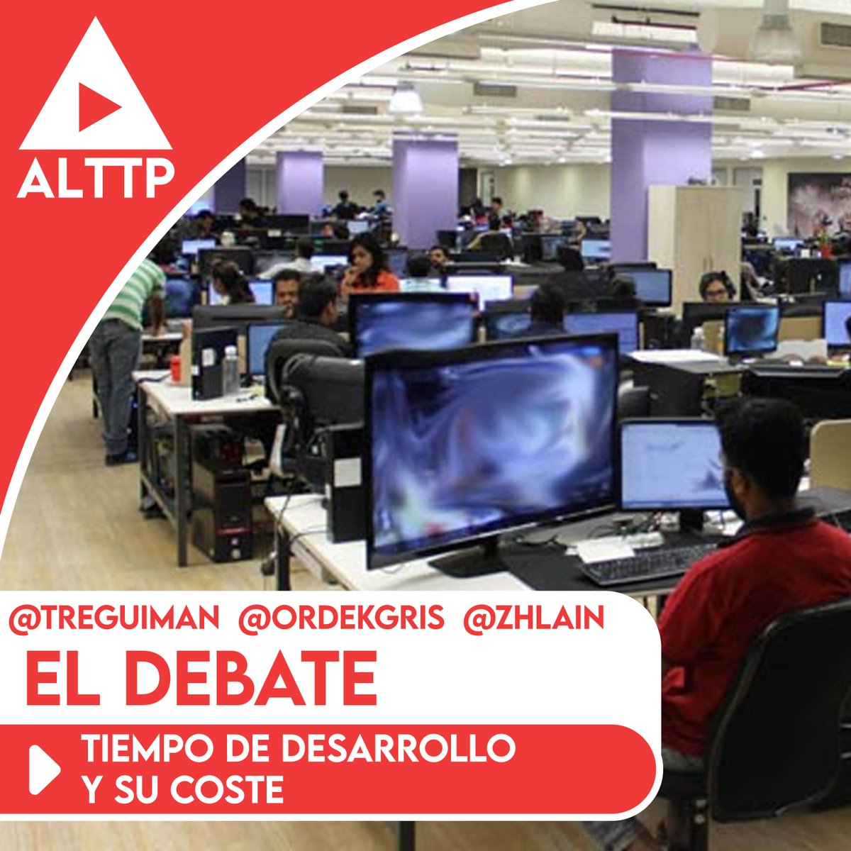 🎙En #ALTTPDEBATE, <a href="/manulmena/">Manuel Luis Mena</a>, <a href="/treguiman/">Tregui</a>, @ordekgris y <a href="/Zhlain/">Zhlain</a> analizan el tiempo de desarrollo y coste de los videojuegos. 🎮¿Es justificable la espera y el precio final? ¿Se está volviendo insostenible la industria? ¡Únete al debate y danos tu opinión!

buff.ly/3Q4nUd0