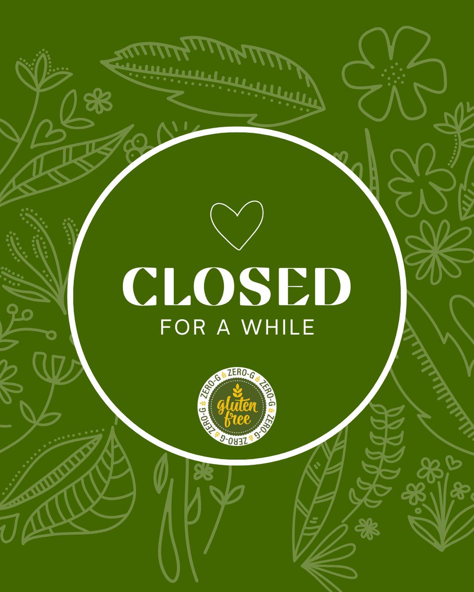 Zero_G_GF's tweet photo. We're temporarily closed at The Fuller Co+Op due to family matters. Online options coming soon for your gluten-free favourites! #FamilyBusiness #SupportLocal #GlutenFree #SmallBusiness #FamilyOwned #ShopLocal #GlutenFreeLiving #LocalFood #glutenfreebunbury https://t.co/3cik5m52cG
