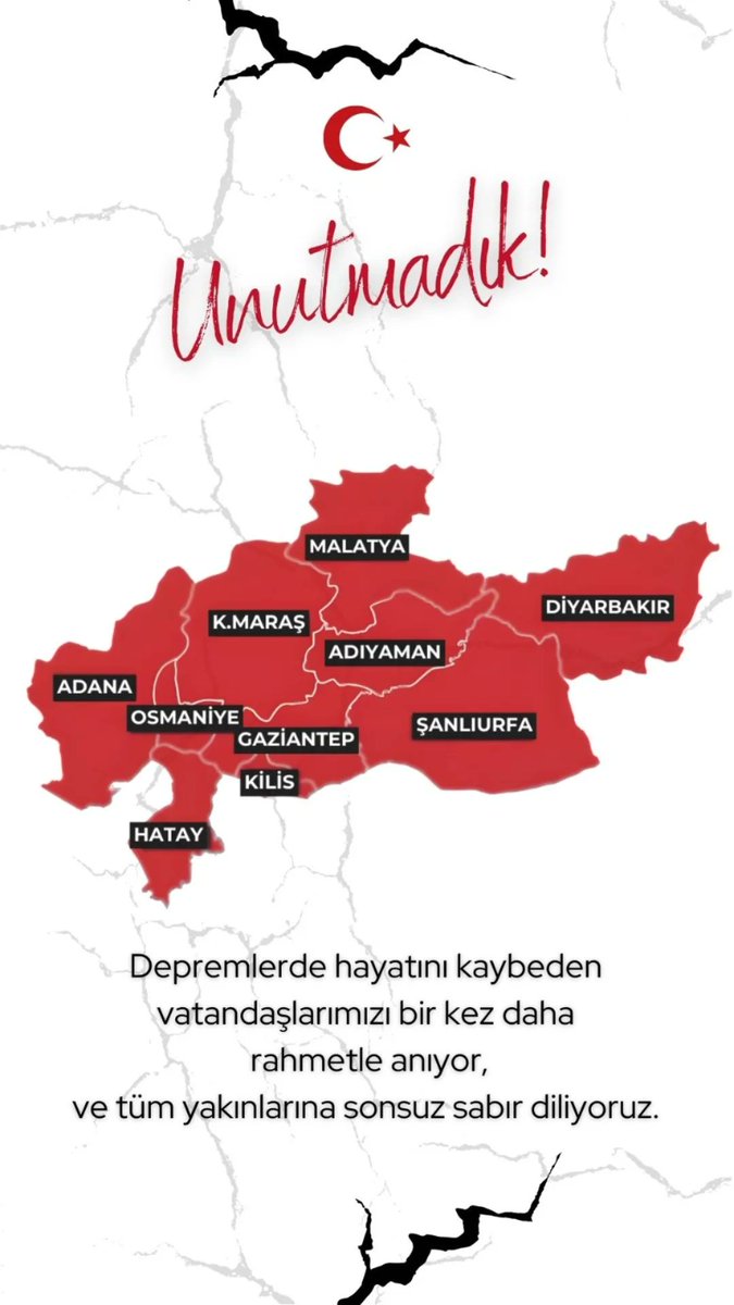 6 Şubatı unutmadık.