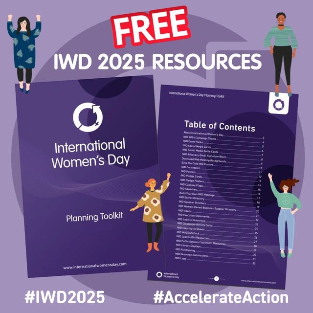 After⚡FREE⚡resources to plan #InternationalWomensDay events &amp; support further #IWD2025 activity &amp; #awarenessraising? Get everything you need for an impactful #IWD. Collectively let's #AccelerateAction💪for #genderequality. Get involved in #IWDgiving🤝🏼👉bit.ly/FREEiwd