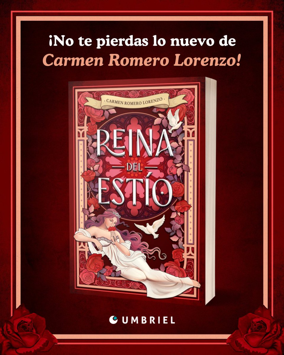 ¡Os presentamos lo nuevo de Carmen Romero Lorenzo!✨🍃

<a href="/CarmenrLorenzo/">Carmen Romero Lorenzo - REINA DEL ESTÍO 👑☀️</a>, la autora de #RitosDePrimavera, regresa a Umbriel con su nueva novela titulada #ReinaDelEstío.🔥

¡Sale a la venta el 8 de abril!📚💫

➡️¡Ya disponible en preventa!
🎨Diseño de cubierta de <a href="/LUISTINOCO/">LUIS TINOCO</a>.
