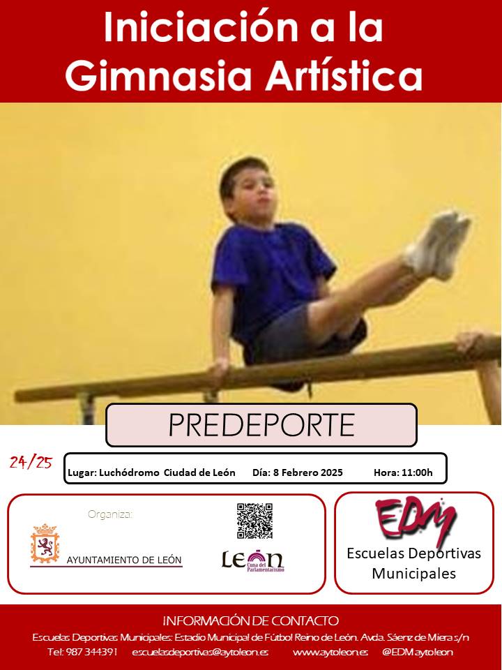 las Escuelas Deportivas Municipales del Ayuntamiento de León, va a organizar el evento:

‘INICIACIÓN A LA LUCHA LEONESA’
Día: 8 de febrero de 2025
Horario: de 11:00 a 13:00 horas
Lugar: Luchódromo Ciudad de León
<a href="/LeonAyto/">Ayuntamiento de León</a> , #leonesp , #EDMLeon , #aytoleon ,
<a href="/EDM_aytoleon/">EDM-León</a>