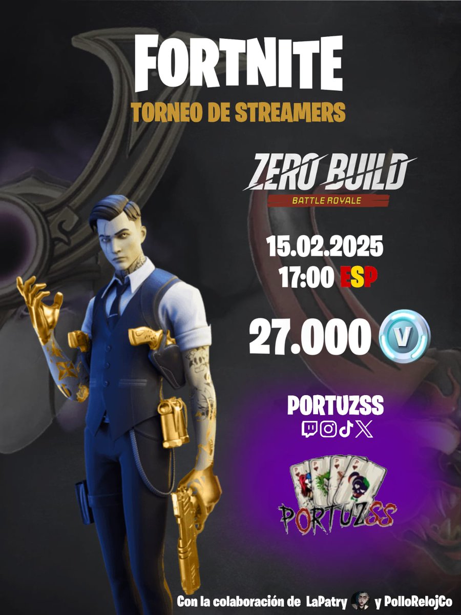 portuzs's tweet photo. Torneo Streamers Squad!!
#Fortnite #parati #torneo https://t.co/ba0LFgYw8h