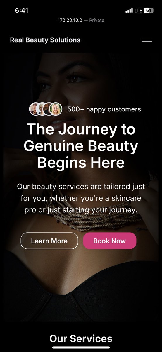 TadalaUI's tweet image. Day 1: Website Design 🚀

Coded this beauty site using:
-Next.JS
-TailwindCSS

DM me if you need something like this done for your site