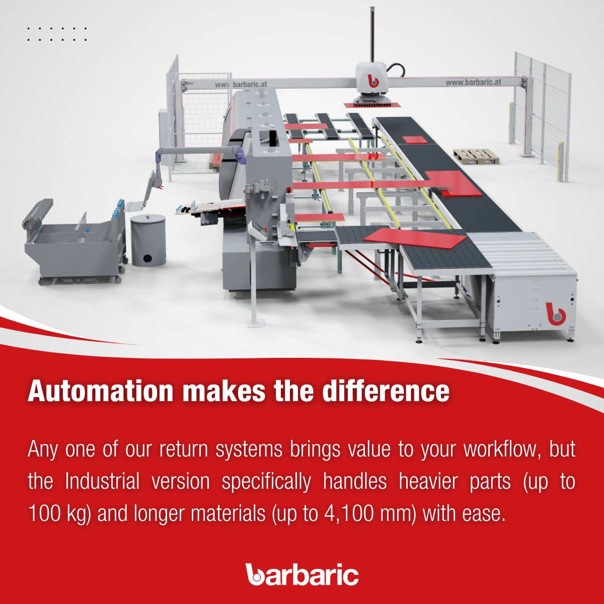 BarbaricGmbh's tweet photo. Boost productivity with the Barbaric RTS Industrial #ReturnSystem!
Our RTS Return Series delivers smart automation, cost savings and ergonomic design. Built with in-house technology and years of expertise, it's designed for speed, precision and durability. https://t.co/lDSEY6kB70 https://t.co/QhXb9PQADH