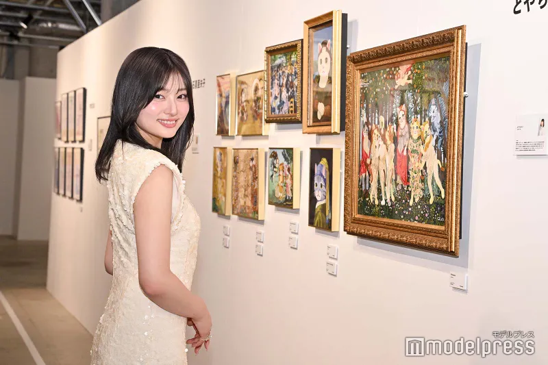 modelpress's tweet photo. 【写真追加📷️】
吉川愛、“にゃんバサダー”就任🐈️🐾
ノースリーブワンピ姿で取材会登場

🔻フォトギャラリー
https://t.co/AFeFsprZHs️

💭“ねこさん”呼びで魅力熱弁
「ツンデレな愛情をたくさんくれる」

#吉川愛 @ai_y_staff https://t.co/tW1dwDXC0V