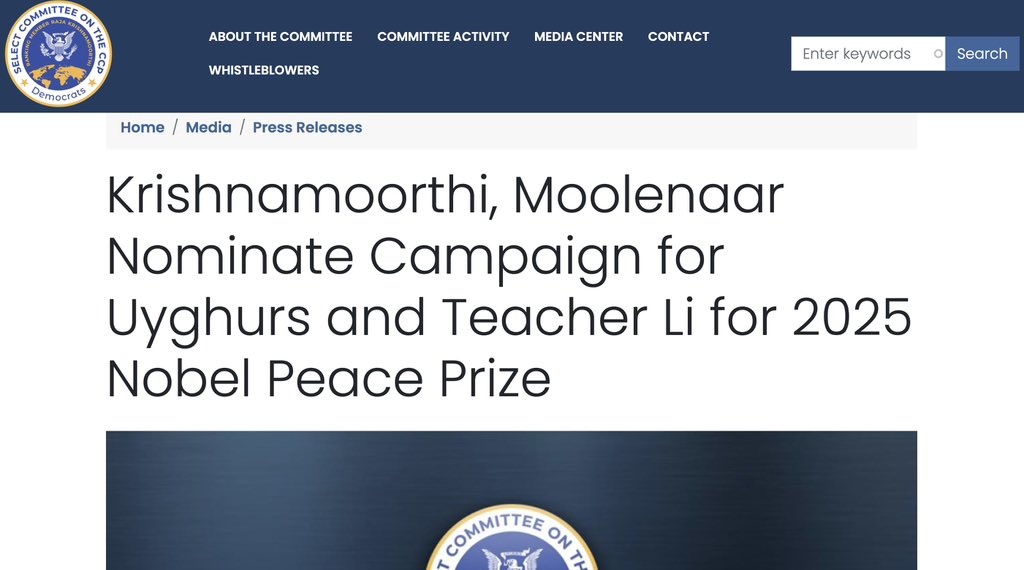 awakecrow5's tweet photo. @HsakaTrades In the China.the artist and refugee @Whyyoutouzhele launched his own meme token, $Li, two months ago, with a market cap of 2 million. Today, he has been nominated for the Nobel Peace Prize. Have you ever seen a crazier meme story than this? https://t.co/4SqCY0pv70