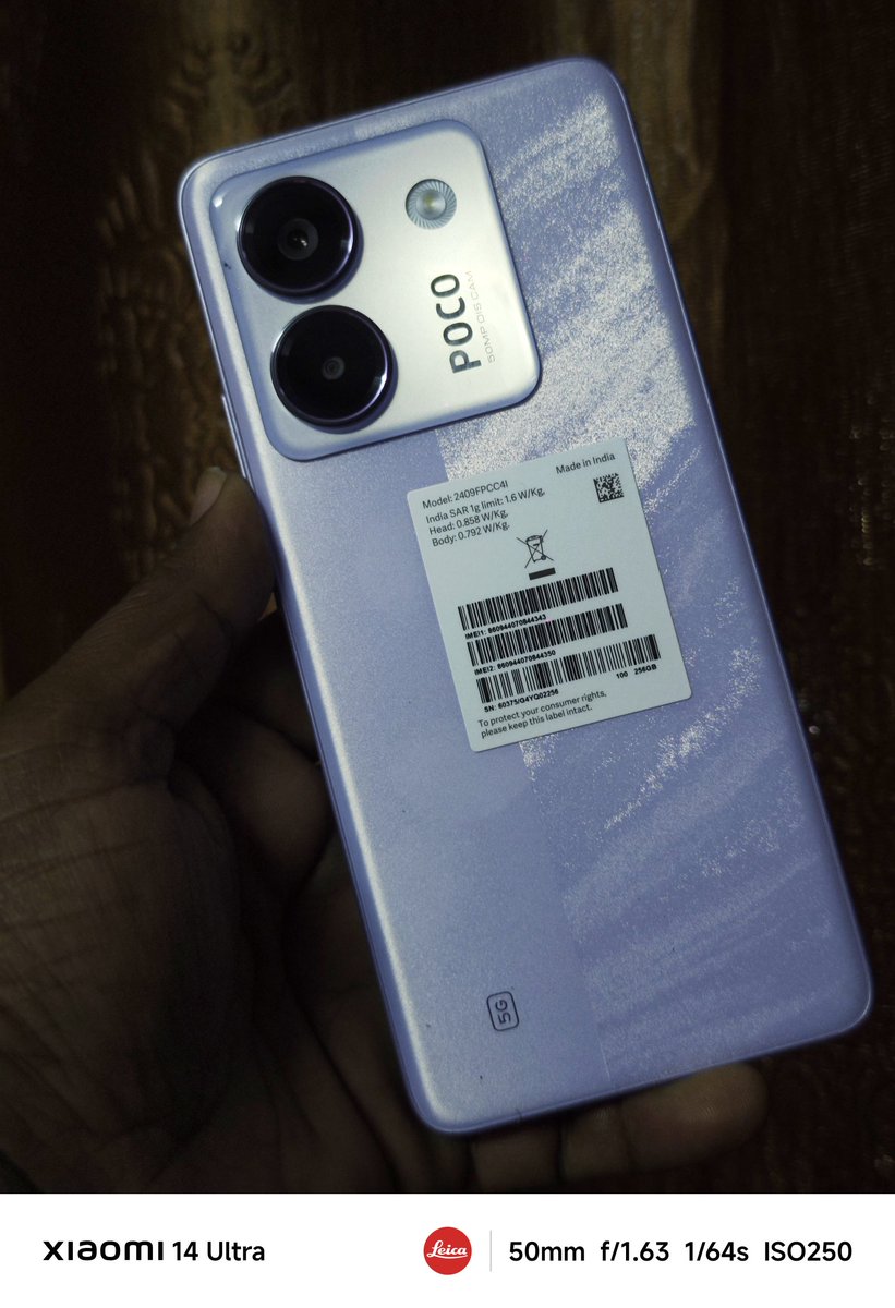 ImtiyaxRk's tweet photo. POCO family keeps growing! 📱✨
Added one more #POCOM7Pro 5G to my collection, but this time, it’s for my sister! 💛 Can’t wait to see her enjoy the power-packed performance. #MadeOfMAD 
@IndiaPOCO @Himanshu_POCO @Pathtoremember @digvj @AnujSidharth @Iamnil7 @MediaTekIndia https://t.co/mFMYDeghXg