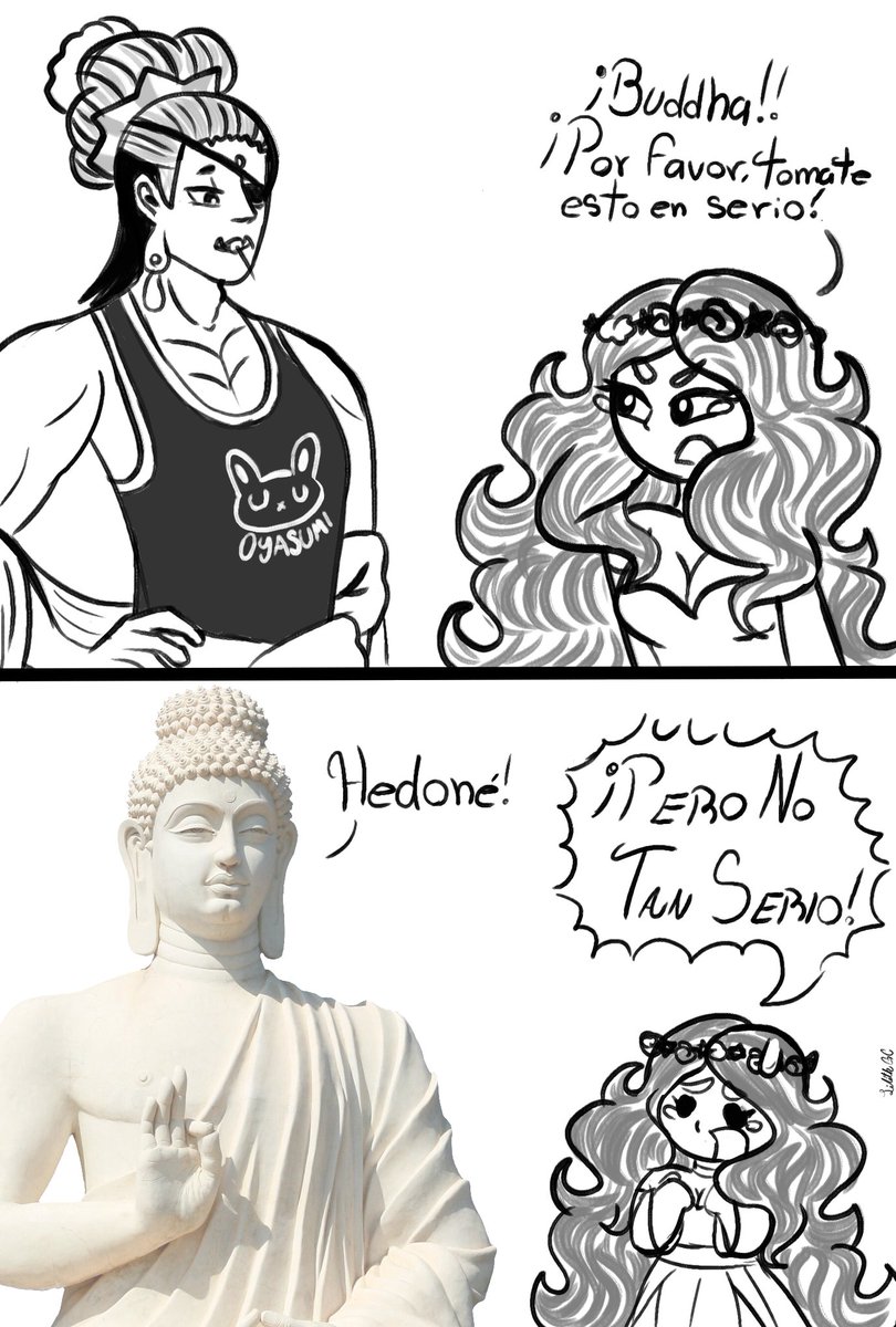 LilithGC's tweet photo. 🍰🐰: Pero no tan serio!!!
No podía dejar pasar esto, siento que es algo que haría jaja
#shuumatsunovalkyrie
#buddha
#buddhasnv https://t.co/6O2Y8vDo5z