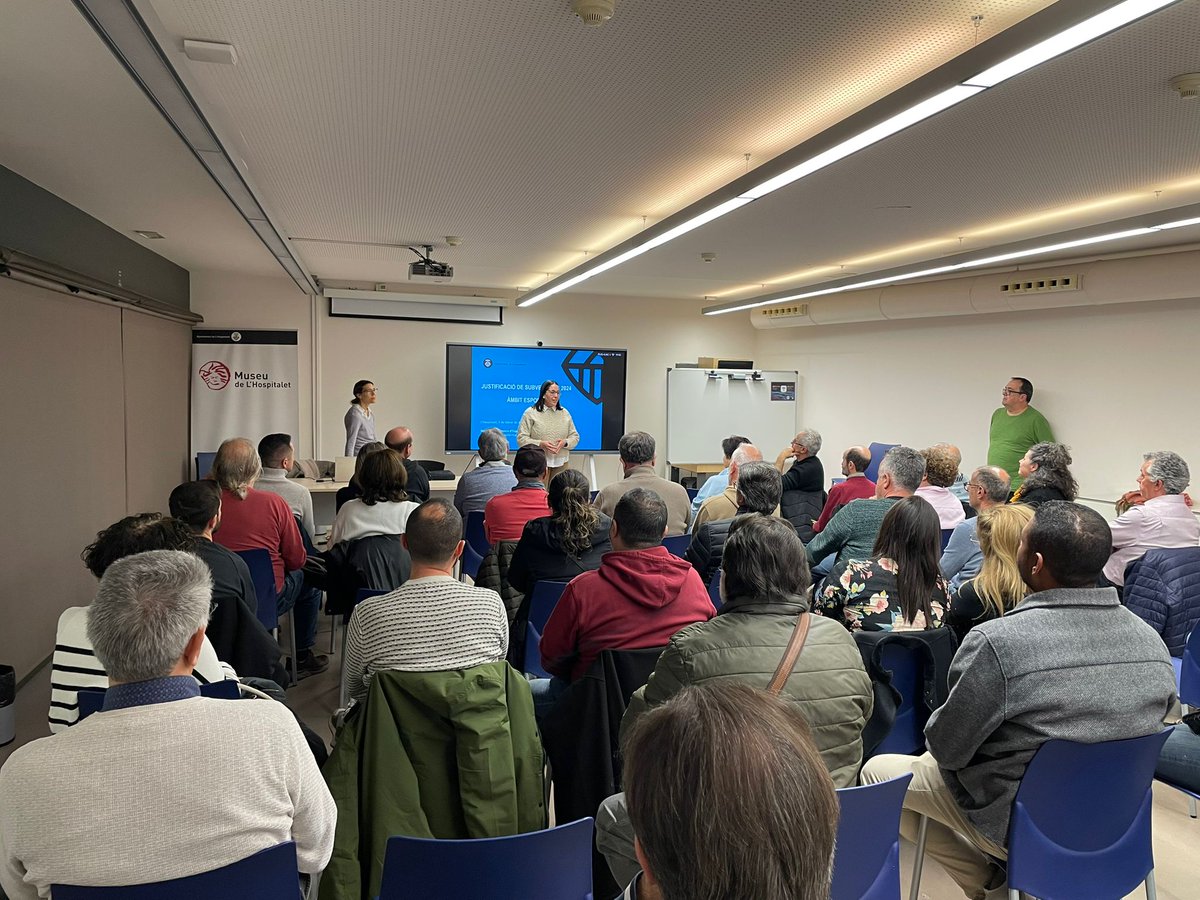 Més de 50 representants d'entitats esportives de #LHospitalet van assistir ahir a la sessió informativa d'assessorament en la justificació de les subvencions, a càrrec de l’Oficina d’Entitats.
El termini per presentar les justificacions acaba el 17/3.
ℹ️tuit.cat/boyHi