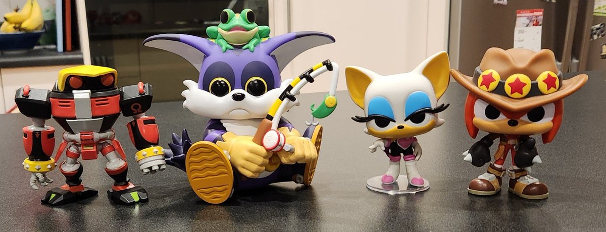 Illyria13's tweet image. Heck yes!
#sonicthehedgehog #knucklestheechidna #rougethebat #bigthecat #e123omega #funkopop