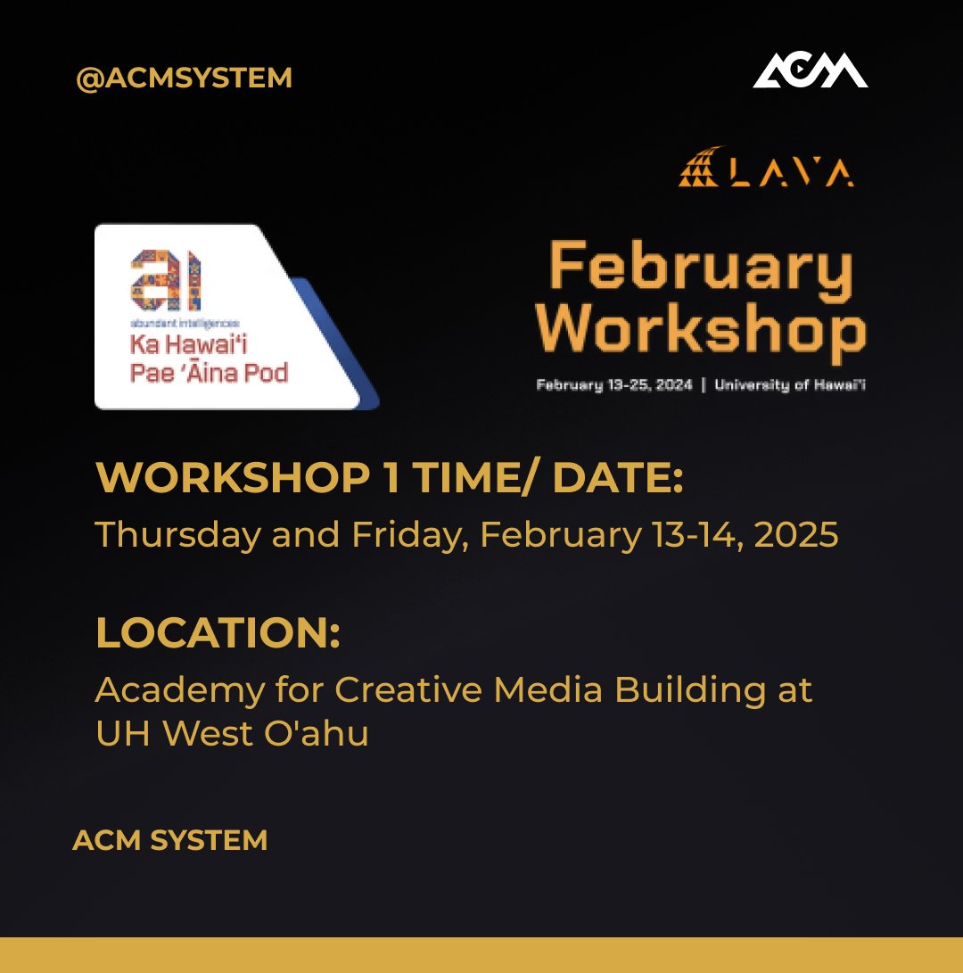 UH ACM System | 10 Campuses, 1 Mission tweet media