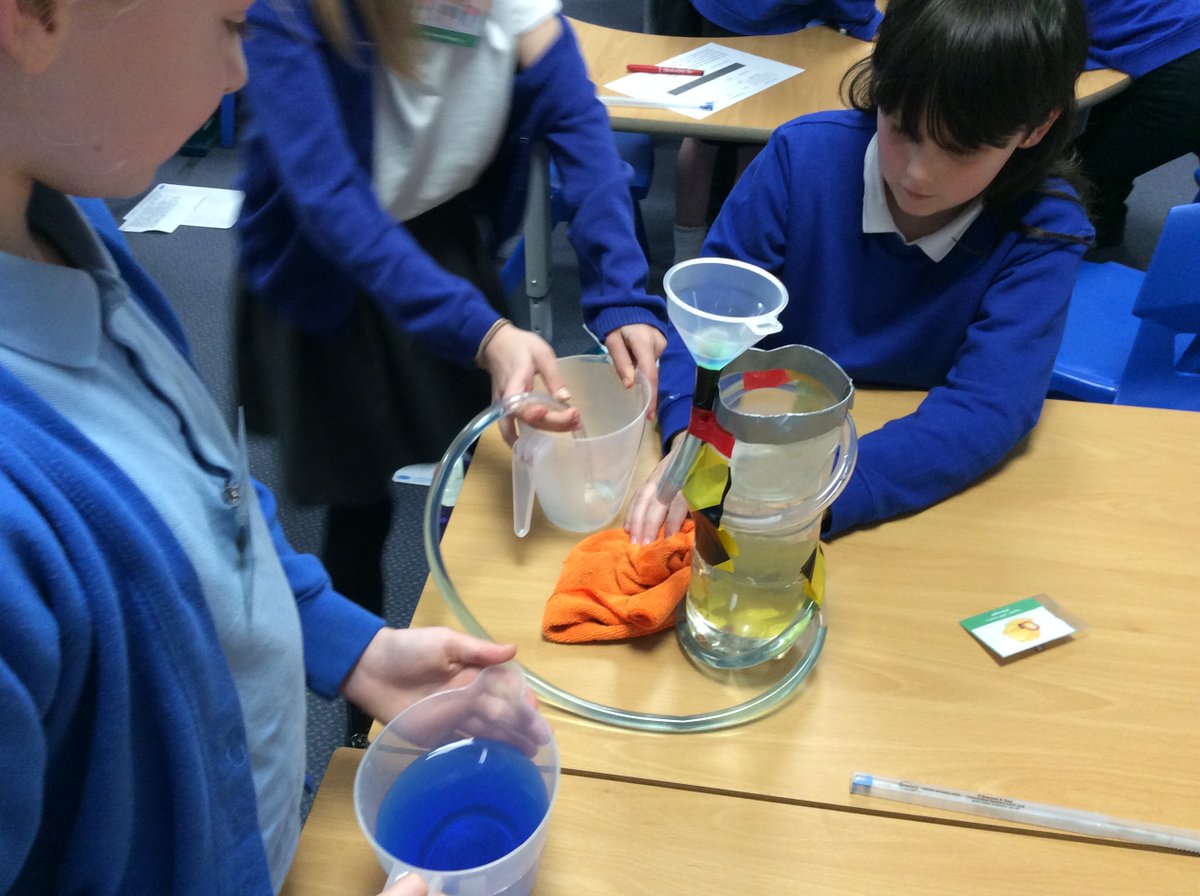 cph_school's tweet photo. Year 5 had a great afternoon learning about heat transference as part of the 'Children Challenging Industry' Project. The children designed &amp; made a cooling system for hot water. A great opportunity  to see how Science learning  links with the World of Work. @ciecyork @the_laat https://t.co/roJbLgPots