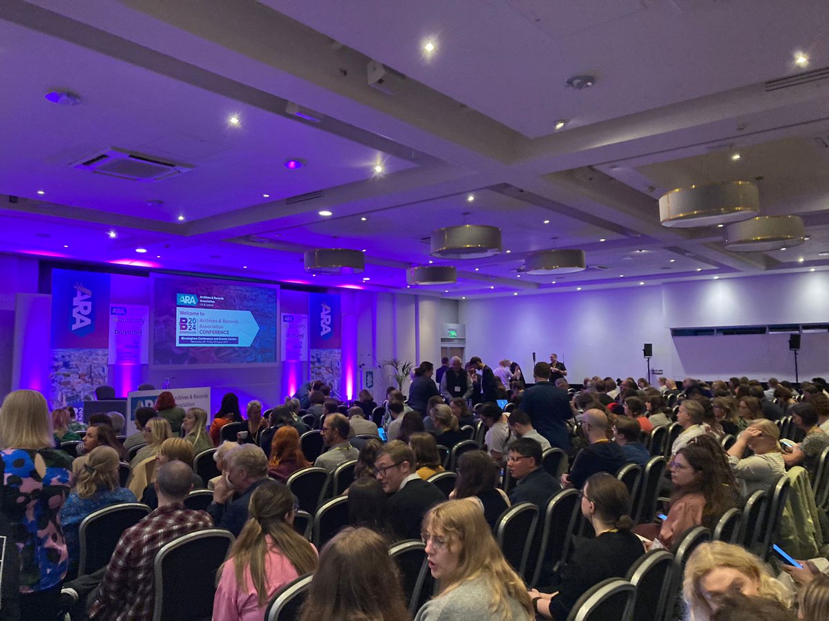 ARAconf's tweet image. #ThrowbackThursday to our first keynote at #ARA2024,  by Alistair Brown from National Lottery Heritage Fund! He outlined how archives can set out the challenges they face &amp;amp; demonstrate how archives make a difference when writing a bid... a discussion to be continued at #ARA2025!