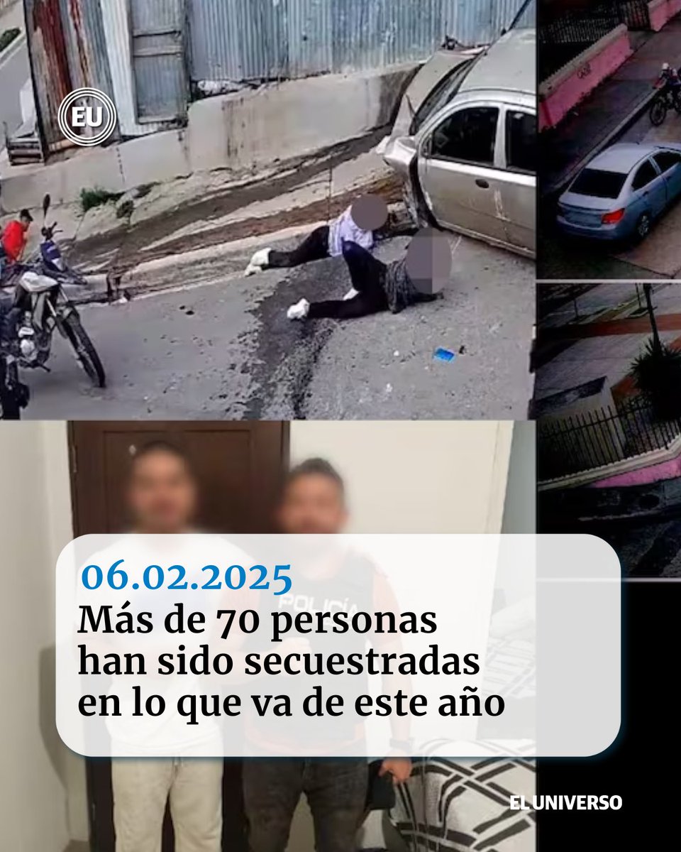 eluniversocom's tweet image. #Secuestros | Durante el 2024, a nivel nacional, se estima que hubo 2.000 casos de secuestros. La mayor parte se registraron en Guayas, Los Ríos, Pichincha y Santo Domingo. ow.ly/B1iI50UUOoo