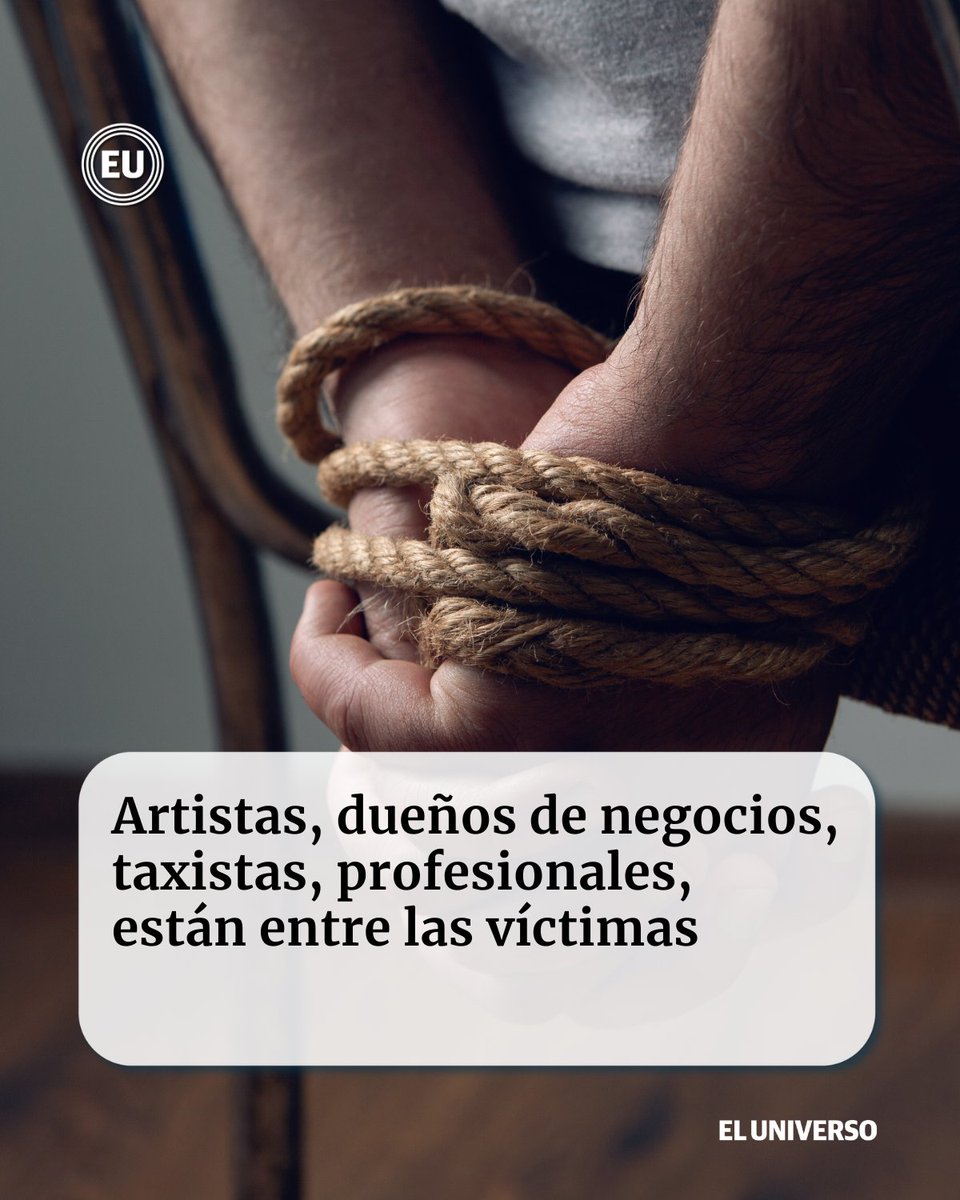 eluniversocom's tweet image. #Secuestros | Durante el 2024, a nivel nacional, se estima que hubo 2.000 casos de secuestros. La mayor parte se registraron en Guayas, Los Ríos, Pichincha y Santo Domingo. ow.ly/B1iI50UUOoo