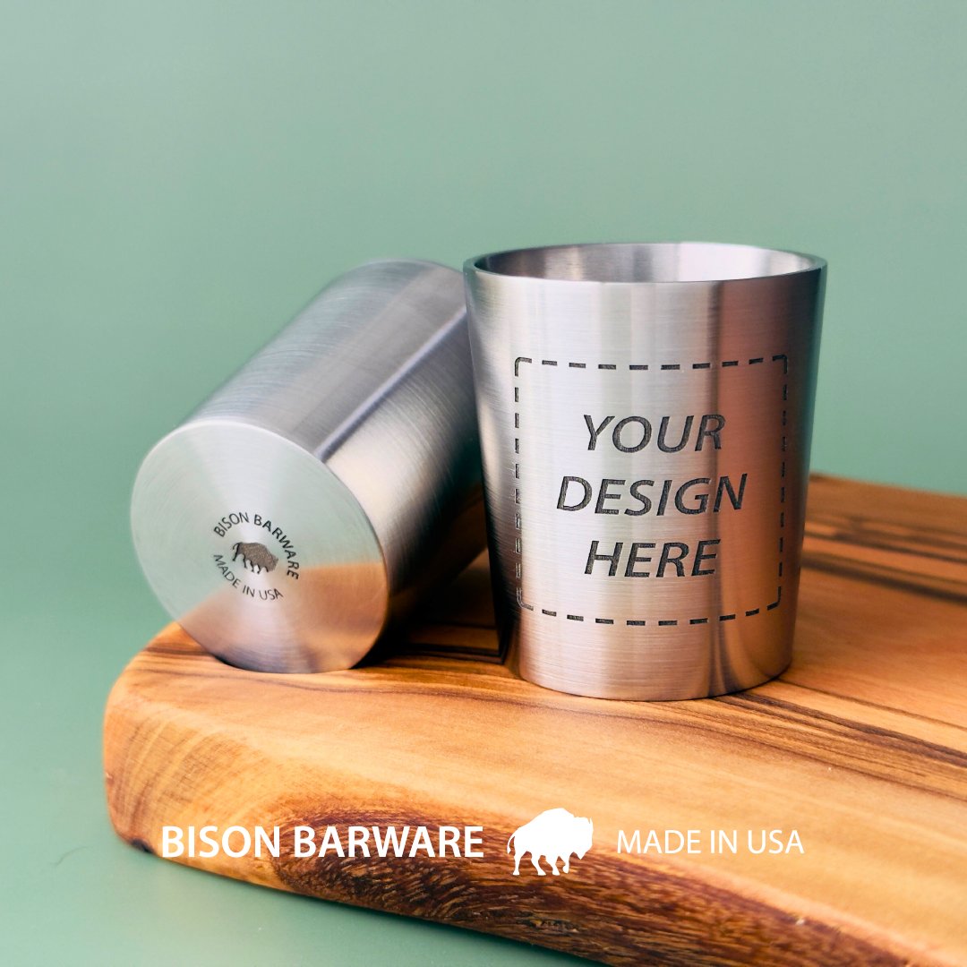 Personalized barware, only made in America, not China #personalizedgifts #MadeinUSA #giftideas bisonbarware.etsy.com/listing/182970…