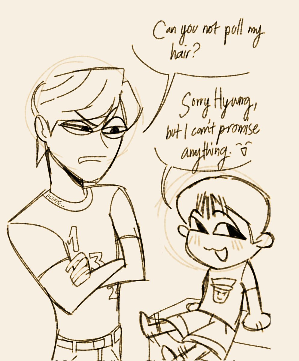 klyderich's tweet photo. #squidgame/ #squidgame2 — I firmly stand by annoying baby brother Jun-ho 😋 https://t.co/qboMYIsK2Z