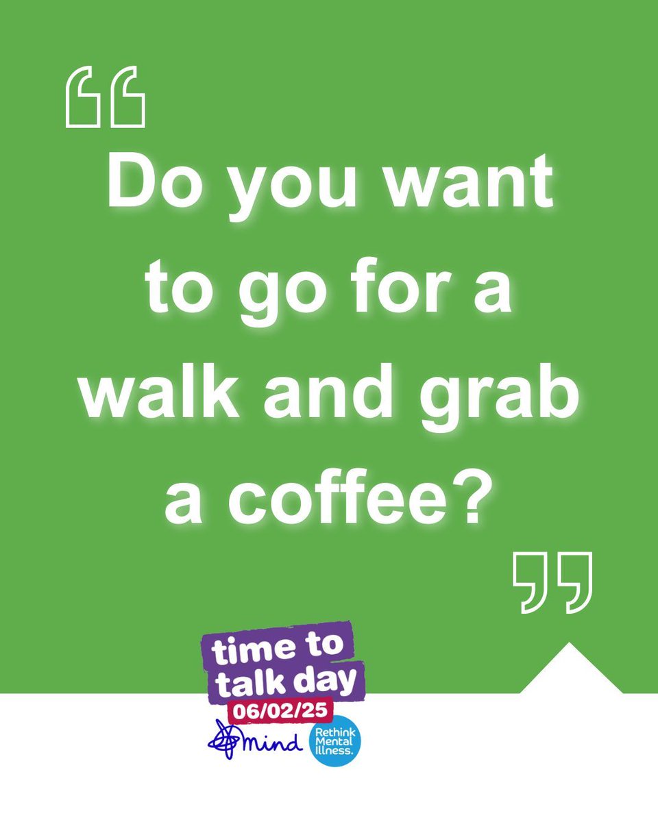 Today we are sticking the kettle on for #TimeToTalkday, a reminder to put some time aside to check in with each other. 
Talking about mental health doesn't have to be difficult, it can start with a simple 'how are you?'. A small conversation can make a big difference!💙