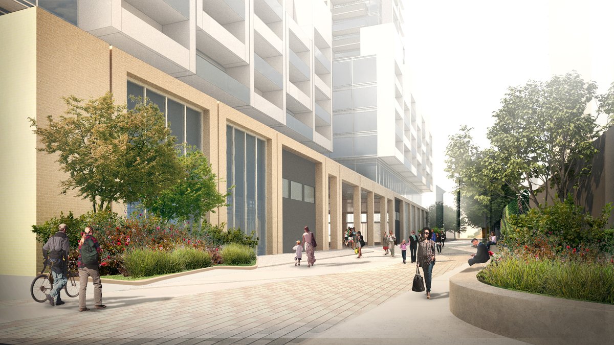 _CreateTO's tweet photo. Just steps away from Scarborough Centre Subway Station, 158 Borough Drive will support the vision for Scarborough Centre as a vibrant and sustainable transit-oriented community. 
 
The new development will include 678 housing units, with 229 of those being affordable rental units. 
 
Learn more about the project on our website: https://t.co/dTD2IPeaoJ
 
#Housing #AffordableHousing #TransitOriented #Scarborough