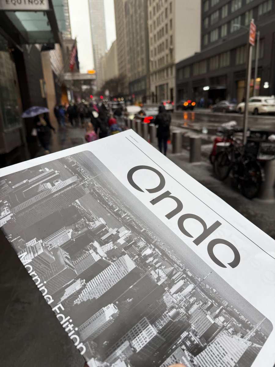 Extra, extra! The morning edition of the Ondo Summit newspaper is hitting the streets of NYC! 🗞️

The Ondo Summit begins at 10:00AM ET, broadcasting live on X.