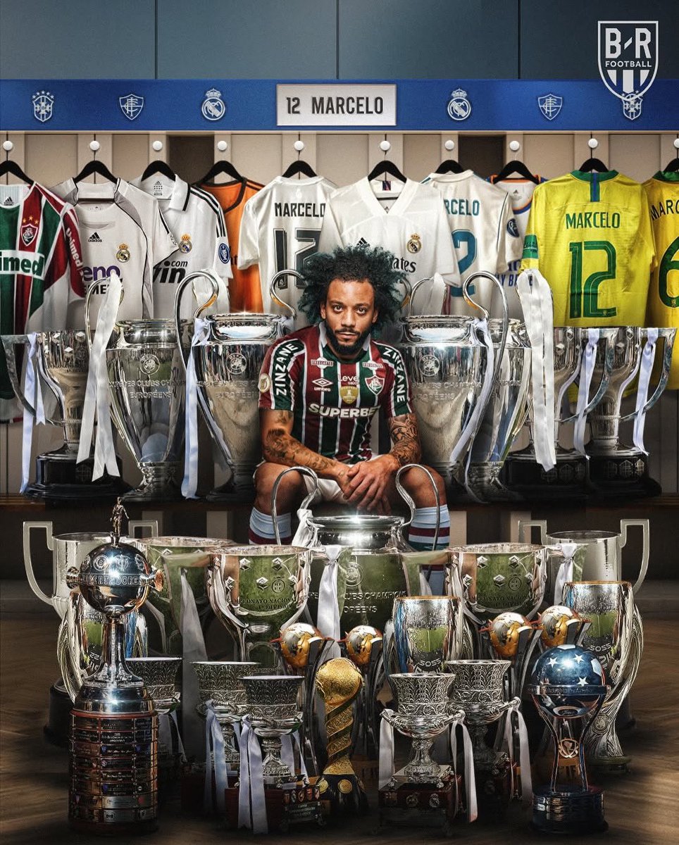 GDesde1902's tweet photo. Marcelo, eternamente ídolo do Fluminense e do Real Madrid. 🇮🇹👑 https://t.co/DDC3i0Ygzn