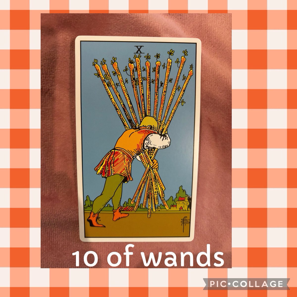 kneecap_hiza's tweet image. 【タロットのひとり言】

ワンドの10

人生楽ありゃ苦〜ばかり〜♪でもそれはあなたの思い込みかもよー

このカードは、もうすぐ重荷が解放されることも視野に入っています。

心を軽くして欲しいんだけど・・・

状況を楽しんでいる自分っていないかしら？