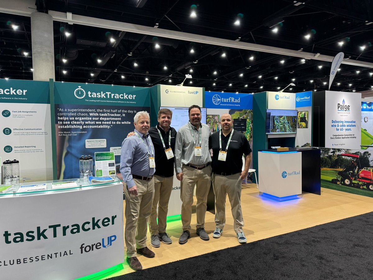 taskTracker (@asbtasktracker) on Twitter photo Day 1 at #GCSA was a success. Now it's day 2 of the <a href="/GCSAAConference/">GCSAA Conference and Trade Show</a> and the exhibition floor is open! Our team is ready to talk golf course maintenance with you!
✅ Track labor costs and optimize efficiency
✅ Streamline turf and maintenance operations
✅ Access real-time Day 1 at #GCSA was a success. Now it's day 2 of the <a href="/GCSAAConference/">GCSAA Conference and Trade Show</a> and the exhibition floor is open! Our team is ready to talk golf course maintenance with you!
✅ Track labor costs and optimize efficiency
✅ Streamline turf and maintenance operations
✅ Access real-time